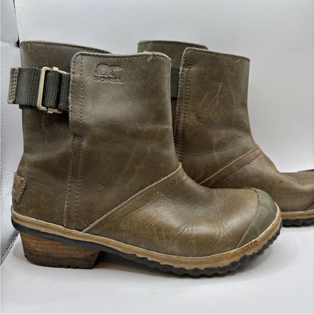 Sorel Women's Olive Brown Winter Boots